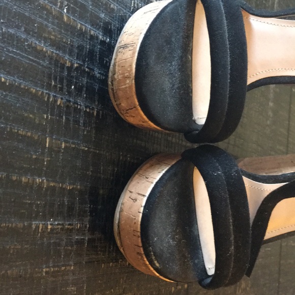 H&M black cork wedge - Picture 3 of 3